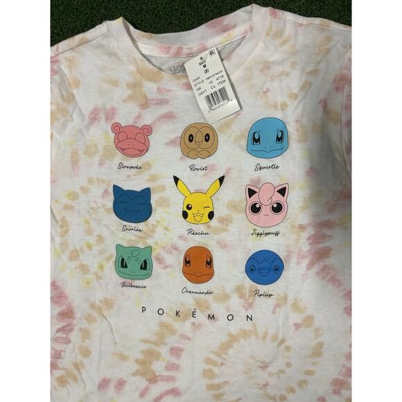 Kids Pokemon T-shirt Tye Die Size M 8 - Picture 2 of 5